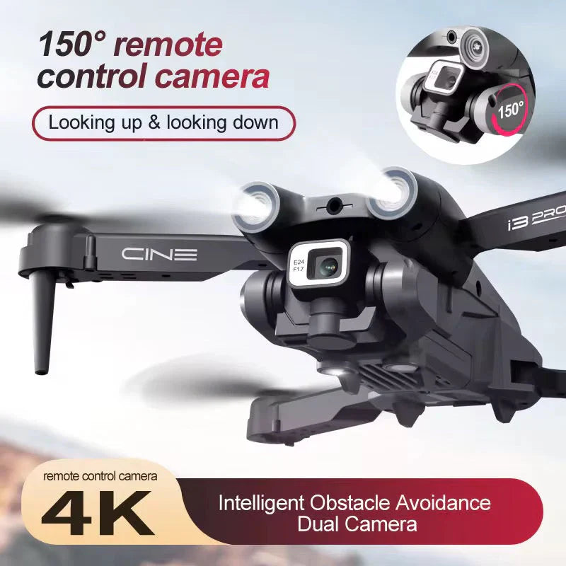 V966 Foldable HD Camera (Black)with 4k Camera 1080P HD Drone with FPV Live Video(Refurbished), Smart Gestures Selfie !!