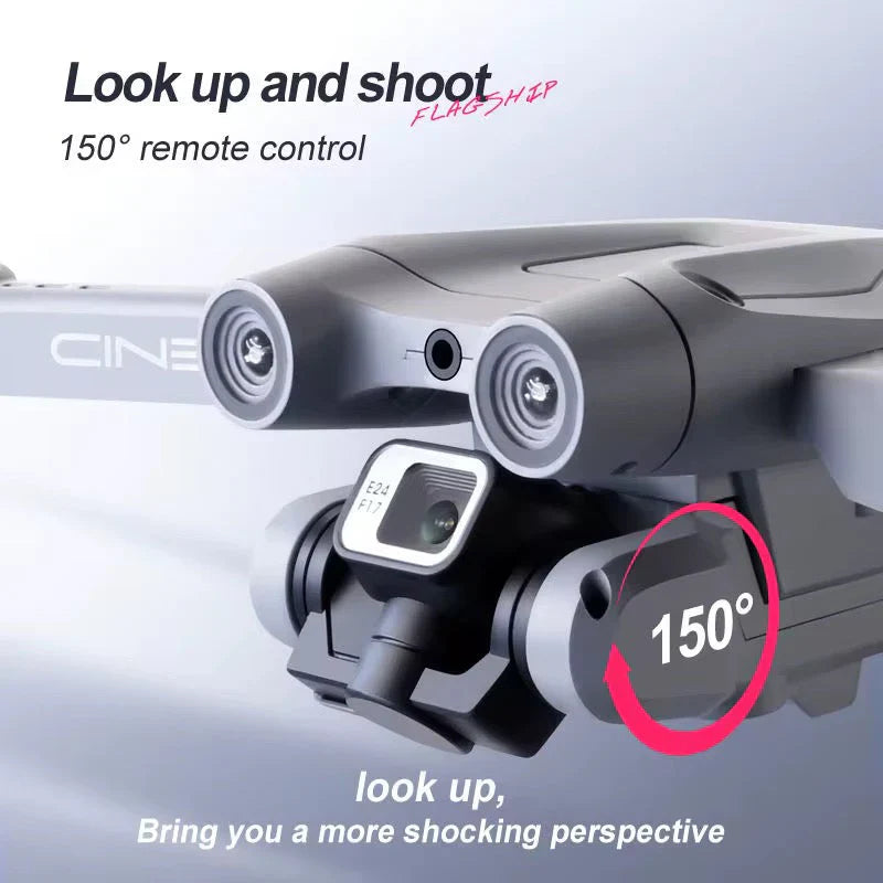 V966 Foldable  HD Camera (Black)with 4k Camera  1080P HD Drone with FPV Live Video(Refurbished), Smart Gestures Selfie !!