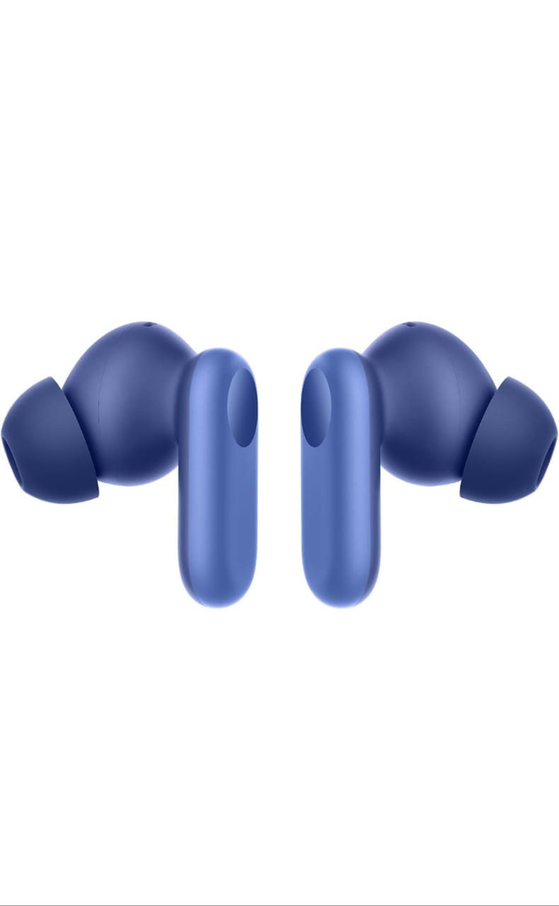 OnePlus Nord Buds 2r True Wireless in Ear Earbuds with Mic, 12.4mm Drivers, Playback:Upto 38hr case,4-Mic Design, IP55 Rating [Triple Blue] Refurbished