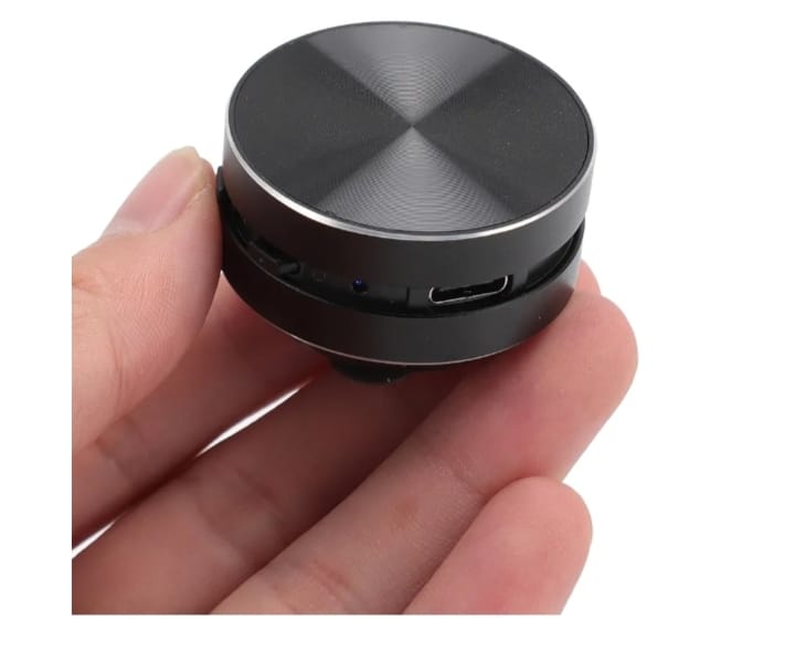 BT Bone Conduction Speaker, Portable Wireless Speaker with Stereo Bass Sound, Built in Microphone, FM Radio, Suction Cup, for Bathroom Outdoor Travel (Black)